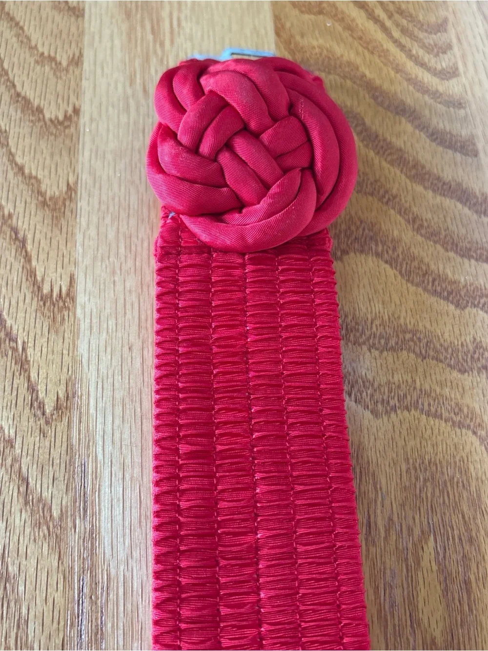 80’s style Red Knot Stretch Belt